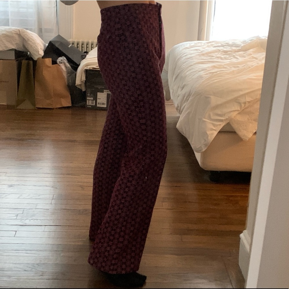SANDRO Printed Flares